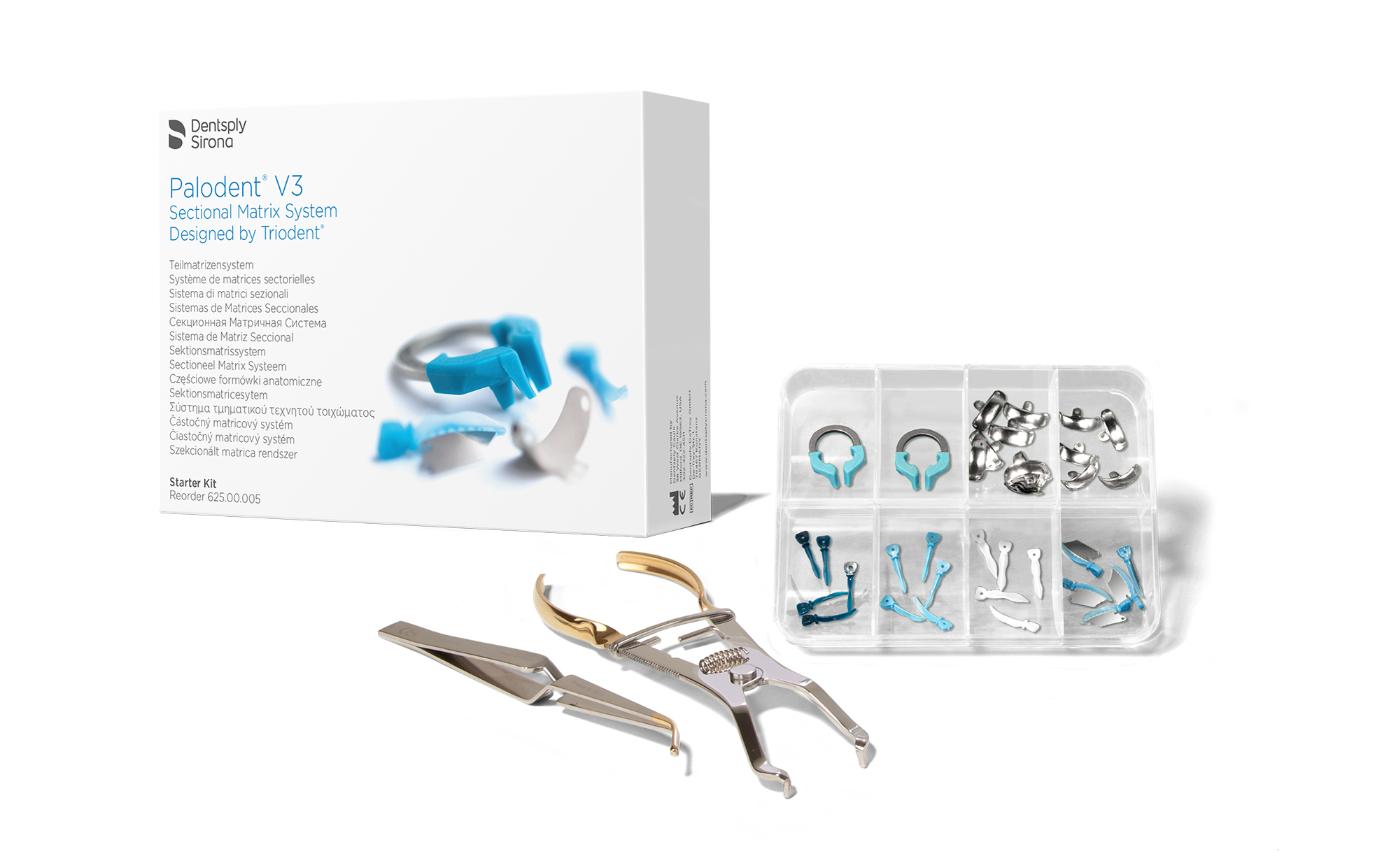 Palodent V3 Starter Kit, секційна матрична система, стартовий