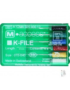 Эндодонтические инструменты (файлы) K-File M-Access, длина 31