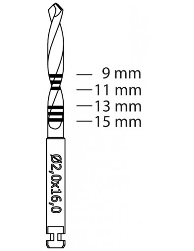 Твердосплавна фреза RF210-020-RAL, NTI