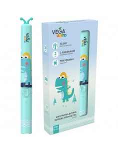 Электрическая зубная щетка Vega Kids VK-500B, бирюзовая