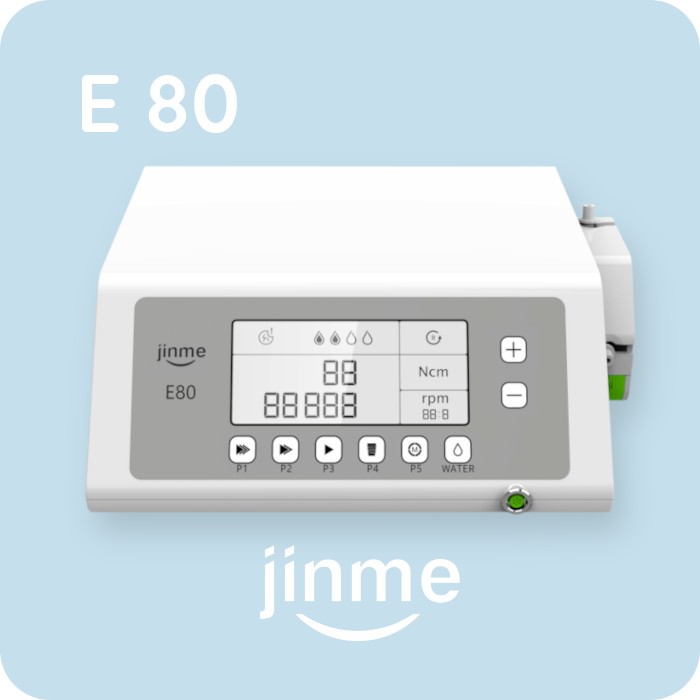 E-80 - Фiзіодиспенсер з LED освітленням та наконечником 20:1 | JINME