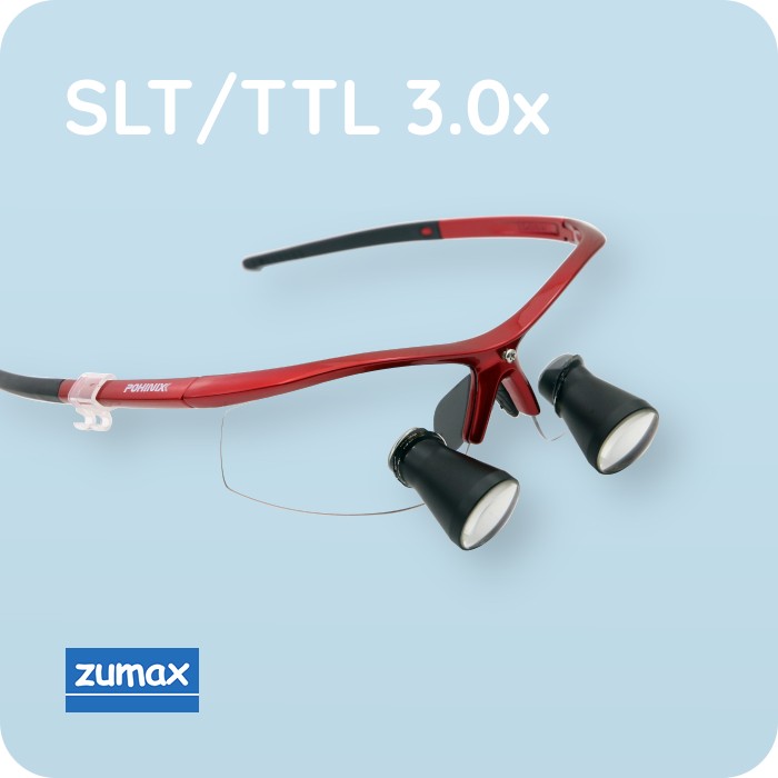 SLT (TTL) 3.0x Бинокулярні лупи, спортивна оправа | Zumax
