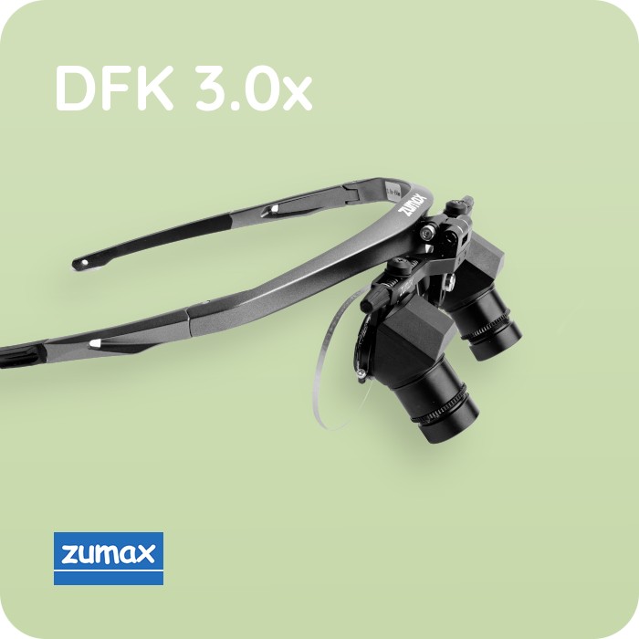 DFK 3.0x Бінокулярні лупи з лінзами, спортивна оправа | Zumax