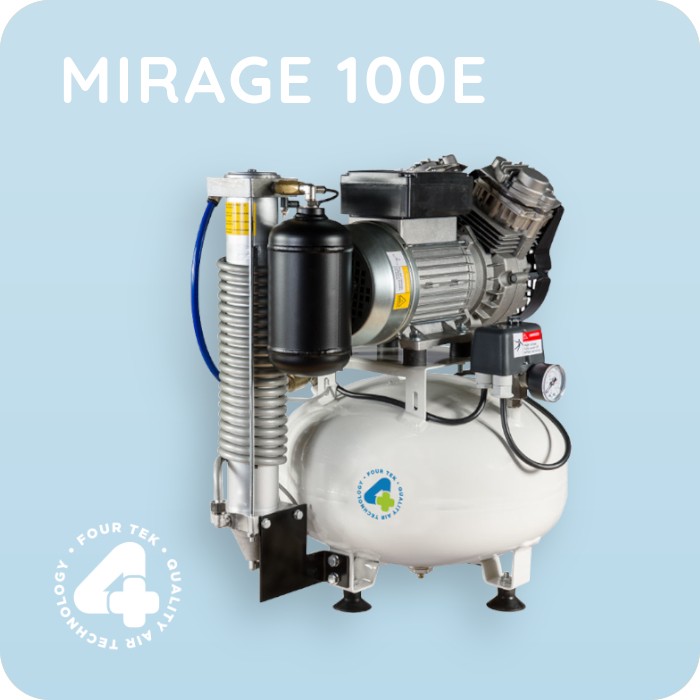 Компрессор Mirage 100E, с осушителем | 4TEK