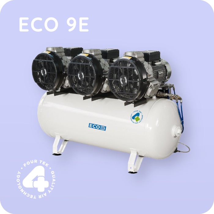 Компрессор ECO 9E, с осушителем | 4TEK