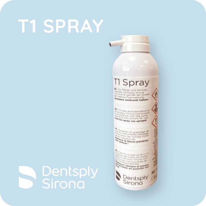T1 SPRAY - Аэрозоль для очистки и смазки наконечников | Dentsply Sirona