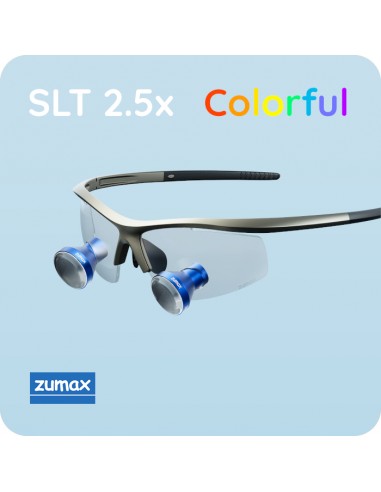 SLT Colorful 2.5x - Бинокулярные лупы, спортивная оправа | Zumax