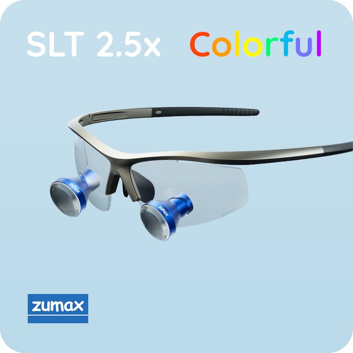 SLT Colorful 2.5x - Бінокулярні лупи, спортивна оправа | Zumax