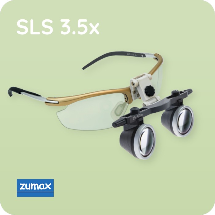 SLS 3.5x Бінокулярні лупи, спортивна оправа | Zumax
