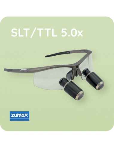 SLT (TTL) 5.0x Бинокулярні лупи, спортивна оправа | Zumax