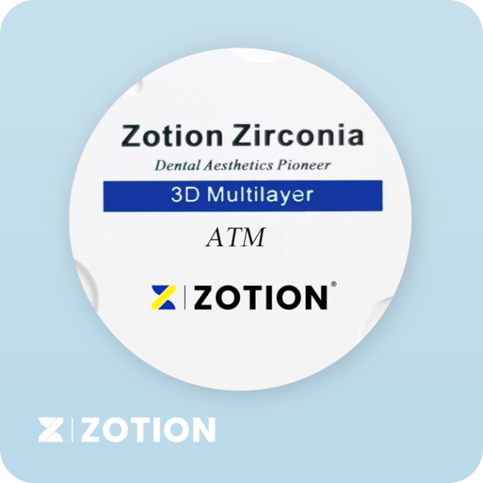 ATM - Диск циркониевый, 3D многослойный | Zotion