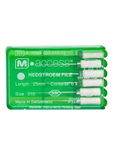 Н-Файли (хедстрем) 6шт, довжина 25мм,...
